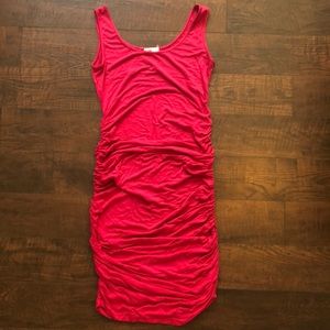 Ingrid & Isabel Side Shirred Maternity Dress